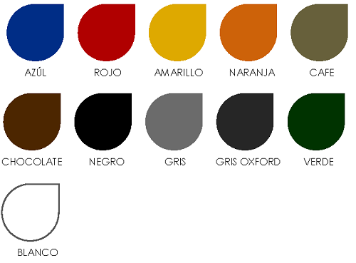 Colores Disponibles